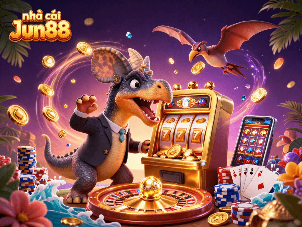 Catch golden coins with nhà cái Jun88 in this lively 3D casino showdown!