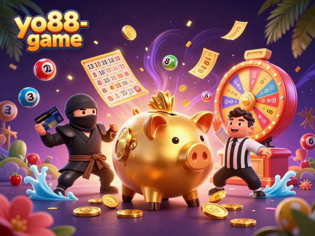Win exciting prizes at yo88-game with dynamic lottery action and vibrant casino elements.