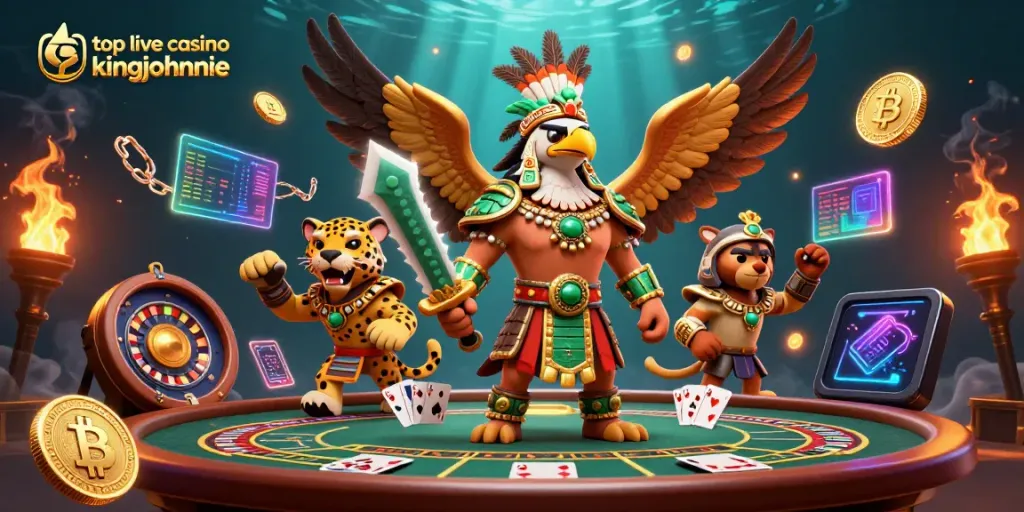 Experience the thrill of top live casino kingjohnnie with dynamic characters and casino elements.