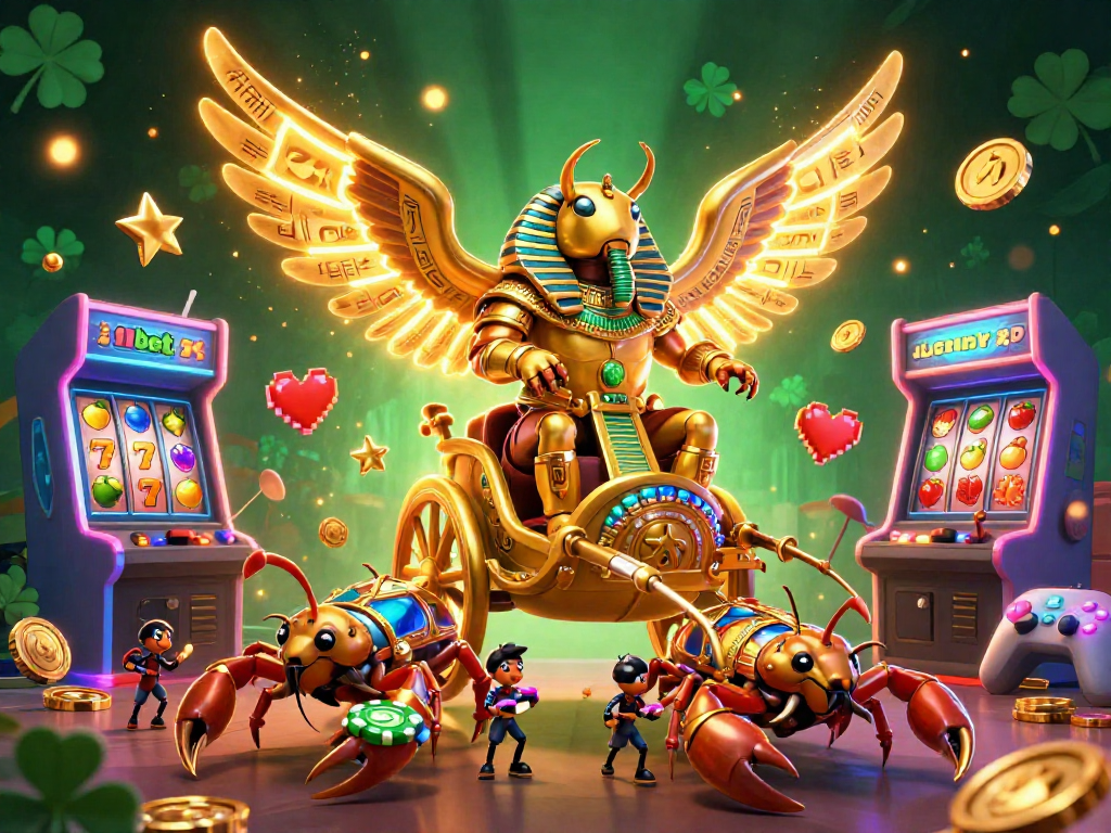 Engaging illustration depicting the 11bet gaming experience with vivid characters and casino elements.