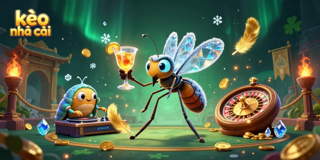 Experience the excitement of kèo nhà cái with dynamic casino elements and thrilling 3D characters.