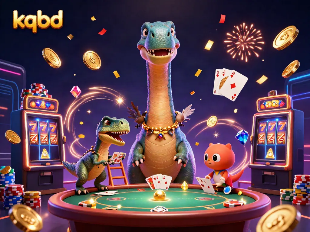 Engage in strategic betting with kqbd visualized through vivid 3D casino elements, highlighting excitement and winnings.