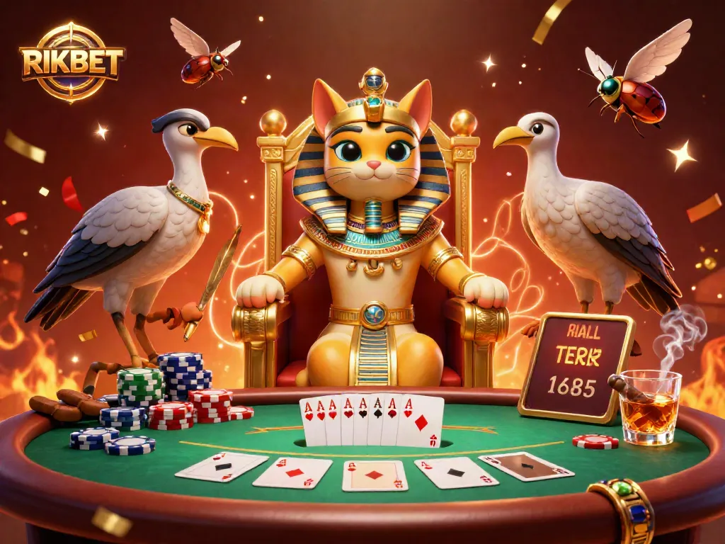 Players engaging in epic games at RIKBET with vibrant casino themed elements and festive atmosphere.