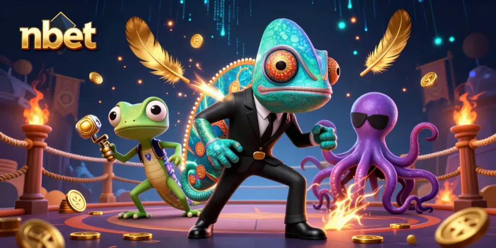 Experience thrilling gameplay with nbet in a vibrant, dynamic casino scene featuring engaging characters.