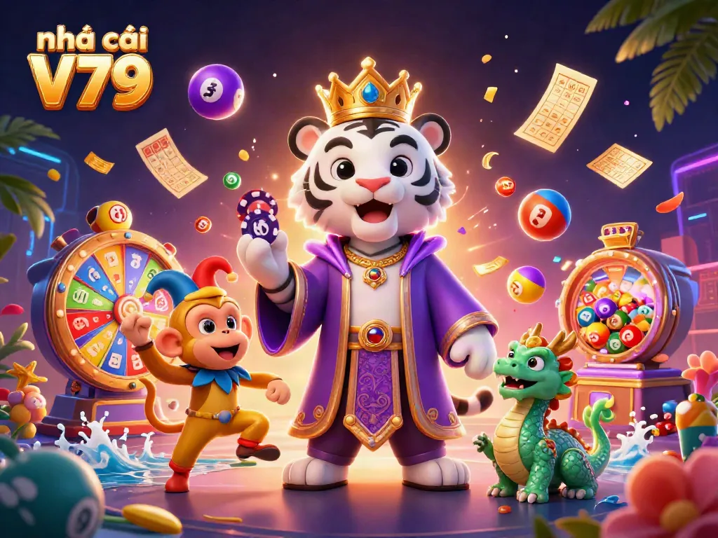 Người chơi tận hưởng không gian sôi động tại Nhà cái V79 với hũ nổ đa dạng và giải thưởng lớn.
