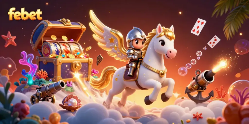 Experience the thrill with febet's celestial-themed casino adventure full of treasures and excitement.